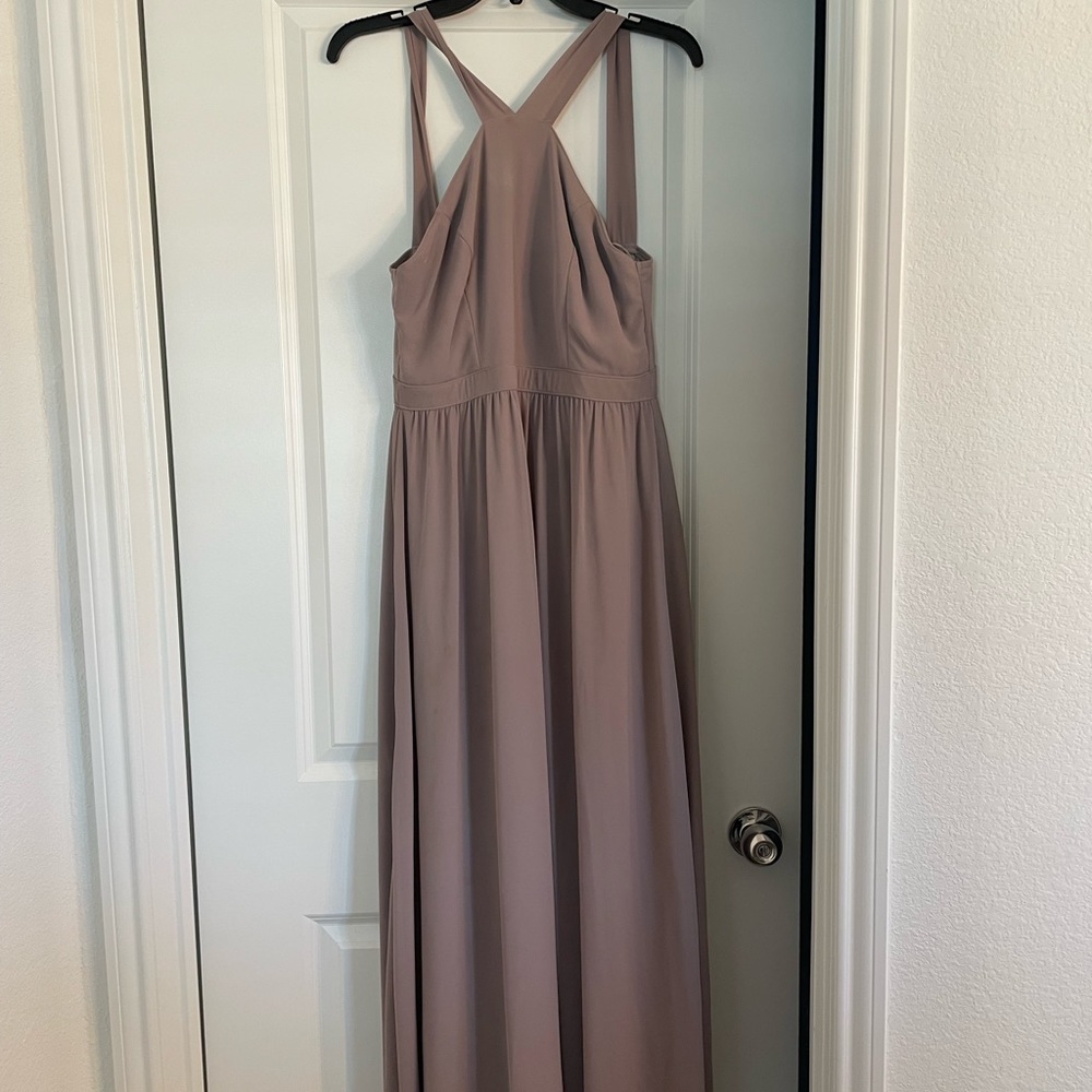 LuLu’s bridesmaids dress. Floor length